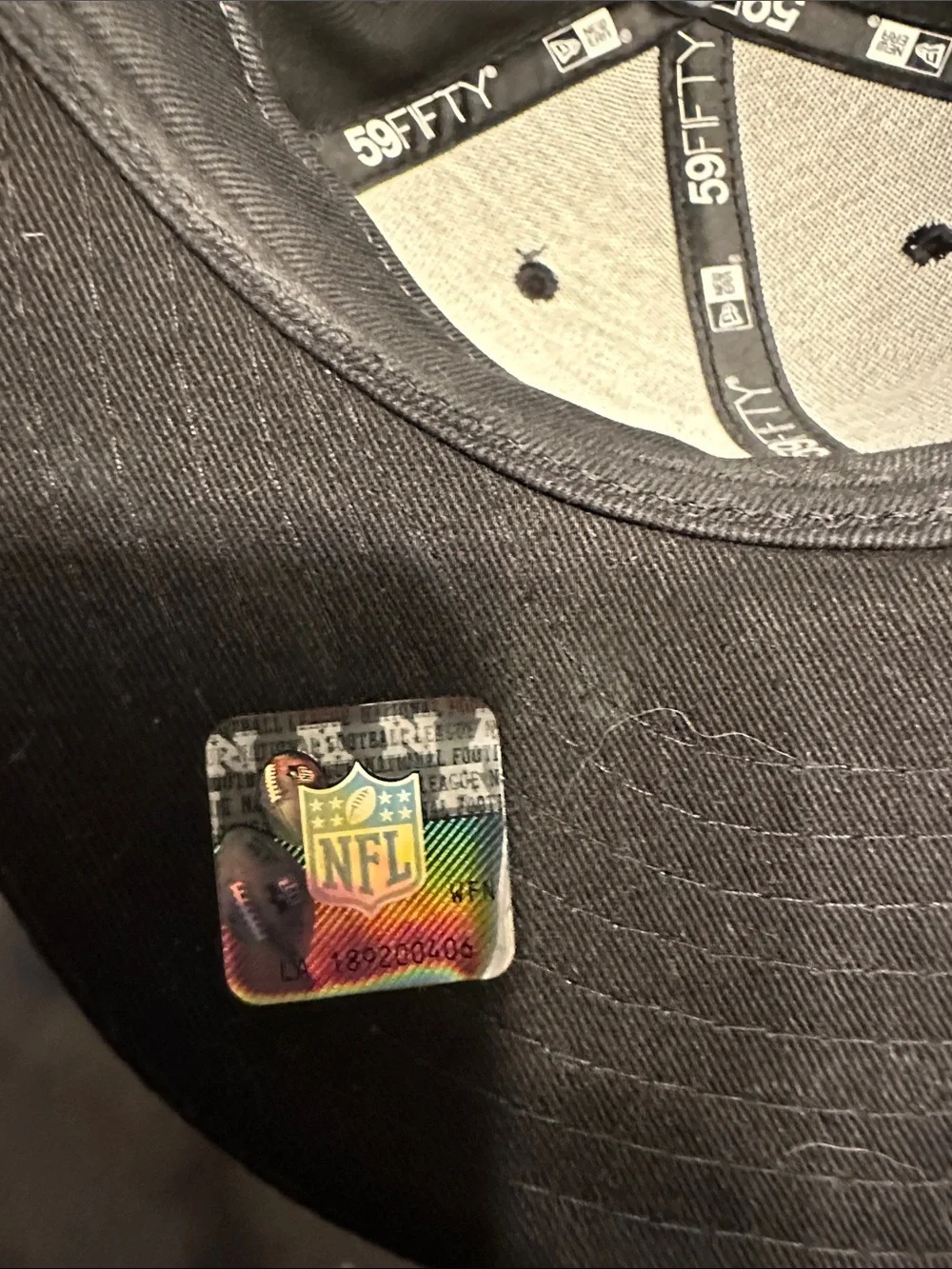 NFL New England Patriots Black Fitted Hat with Tonal Logo